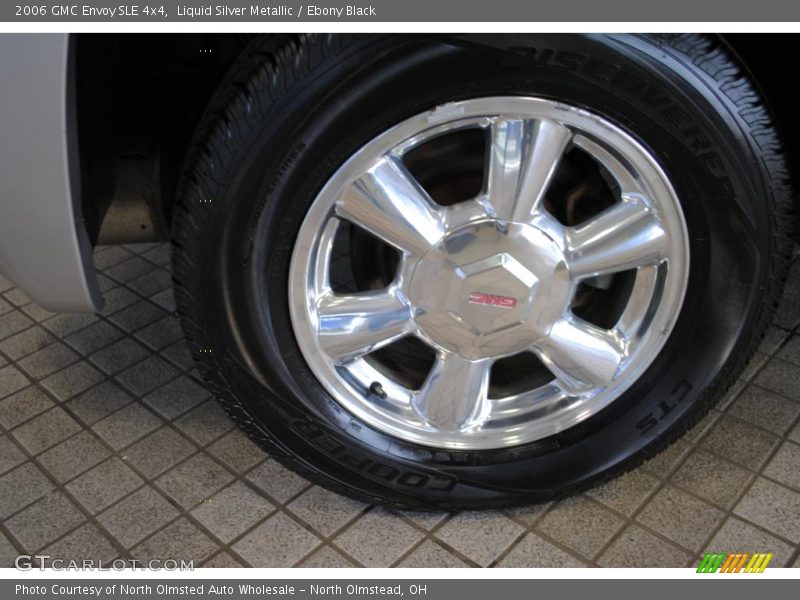 Liquid Silver Metallic / Ebony Black 2006 GMC Envoy SLE 4x4