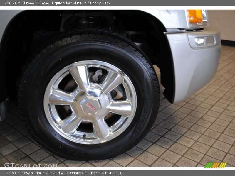Liquid Silver Metallic / Ebony Black 2006 GMC Envoy SLE 4x4