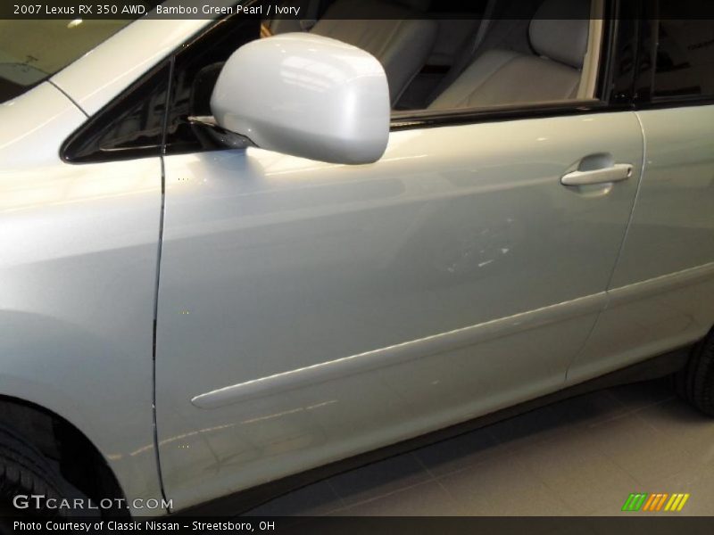 Bamboo Green Pearl / Ivory 2007 Lexus RX 350 AWD
