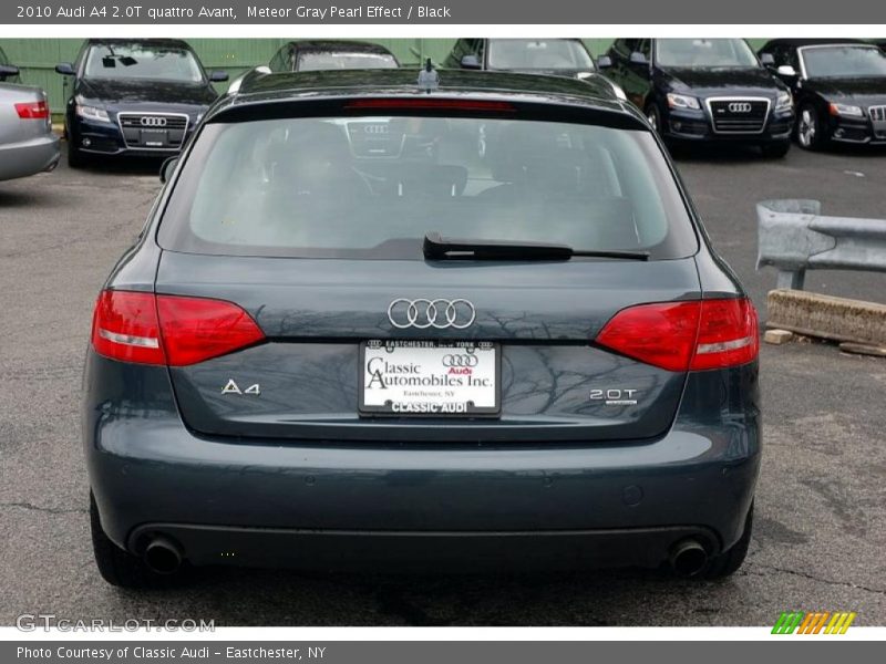 Meteor Gray Pearl Effect / Black 2010 Audi A4 2.0T quattro Avant
