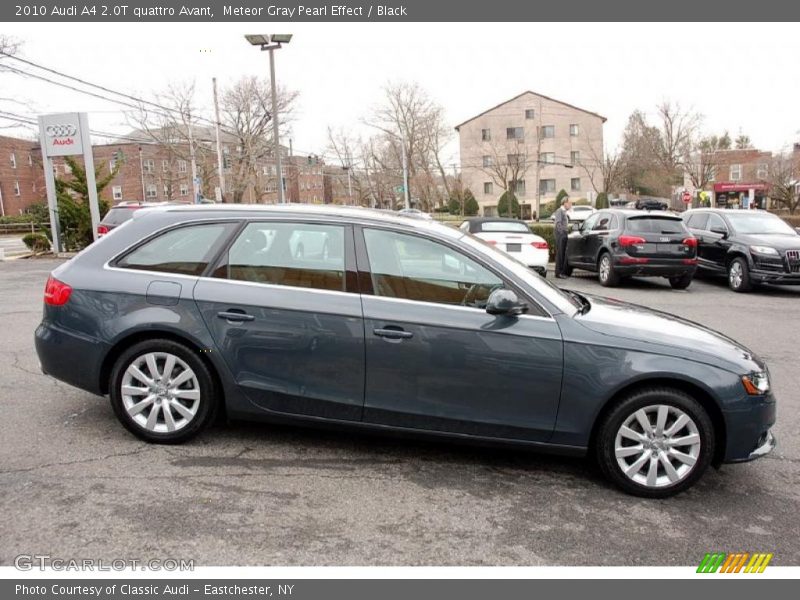 Meteor Gray Pearl Effect / Black 2010 Audi A4 2.0T quattro Avant