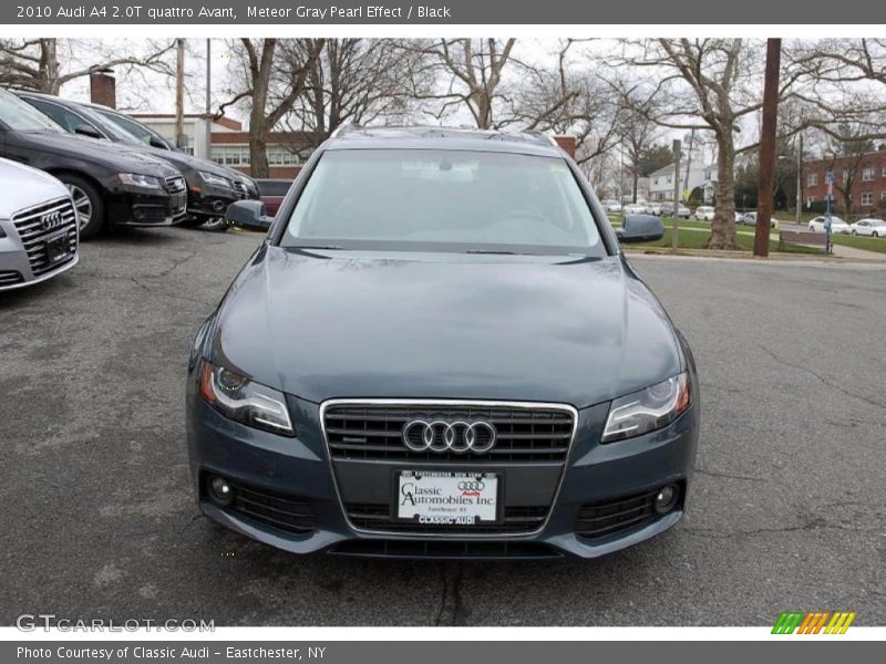 Meteor Gray Pearl Effect / Black 2010 Audi A4 2.0T quattro Avant