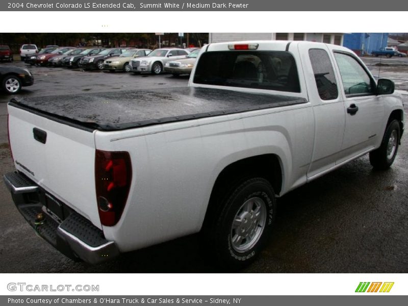 Summit White / Medium Dark Pewter 2004 Chevrolet Colorado LS Extended Cab
