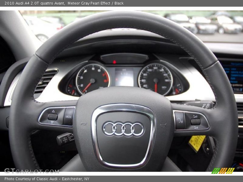 Meteor Gray Pearl Effect / Black 2010 Audi A4 2.0T quattro Avant