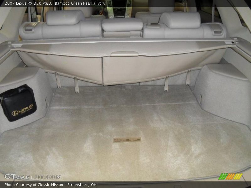 Bamboo Green Pearl / Ivory 2007 Lexus RX 350 AWD