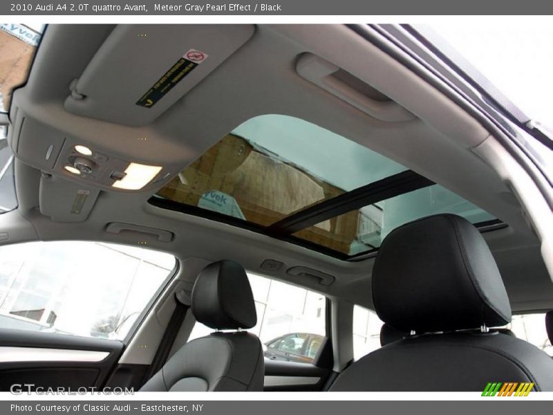 Meteor Gray Pearl Effect / Black 2010 Audi A4 2.0T quattro Avant