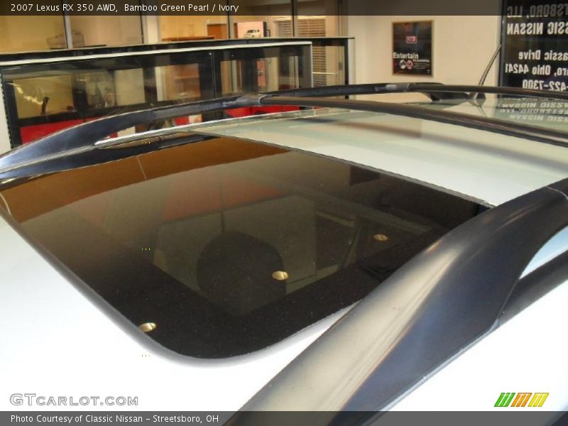 Bamboo Green Pearl / Ivory 2007 Lexus RX 350 AWD
