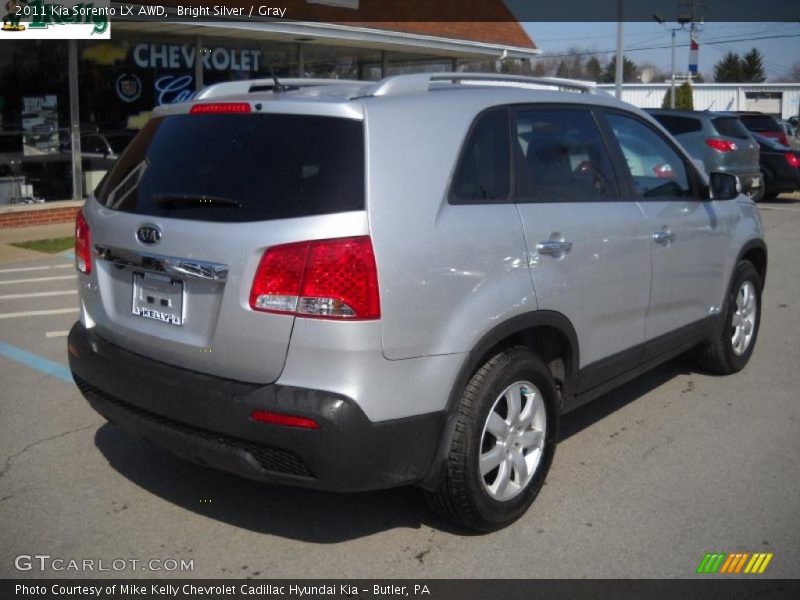 Bright Silver / Gray 2011 Kia Sorento LX AWD