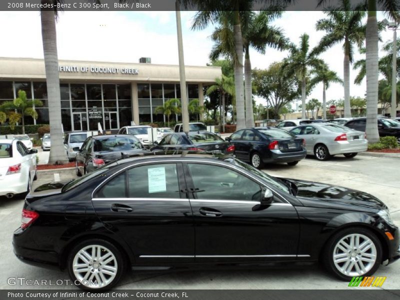 Black / Black 2008 Mercedes-Benz C 300 Sport