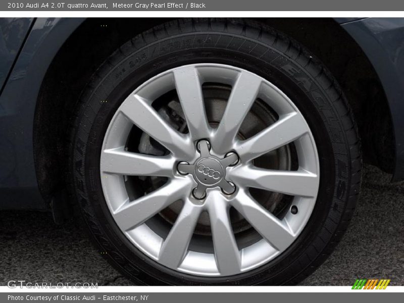 Meteor Gray Pearl Effect / Black 2010 Audi A4 2.0T quattro Avant