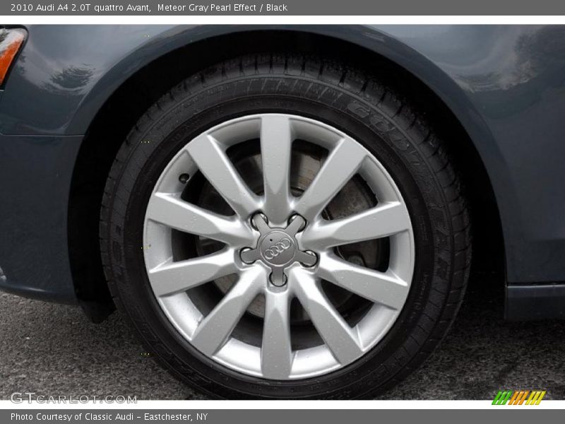 Meteor Gray Pearl Effect / Black 2010 Audi A4 2.0T quattro Avant