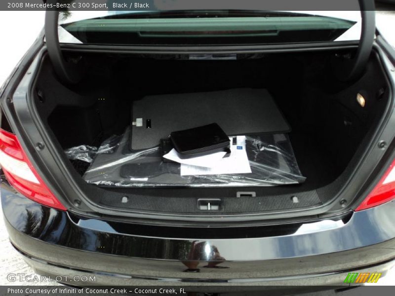 Black / Black 2008 Mercedes-Benz C 300 Sport