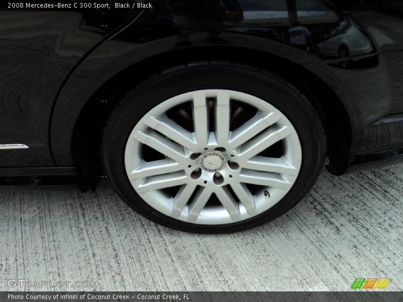 Black / Black 2008 Mercedes-Benz C 300 Sport