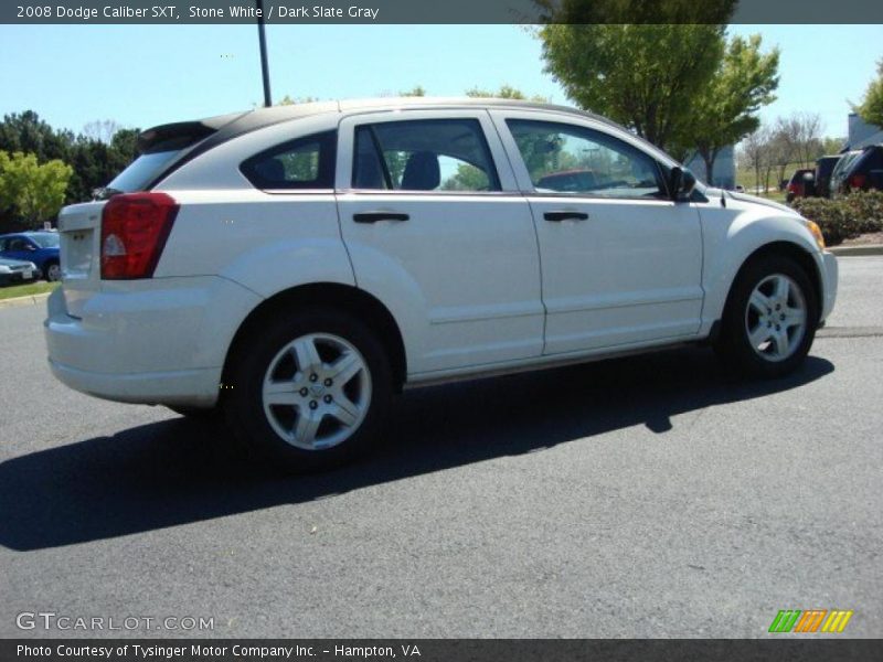 Stone White / Dark Slate Gray 2008 Dodge Caliber SXT