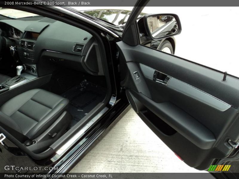 Black / Black 2008 Mercedes-Benz C 300 Sport