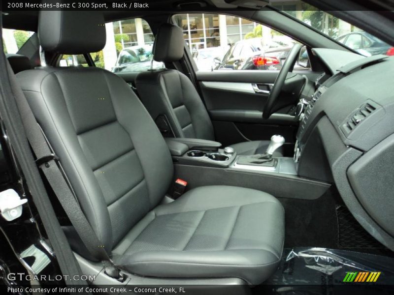 Black / Black 2008 Mercedes-Benz C 300 Sport