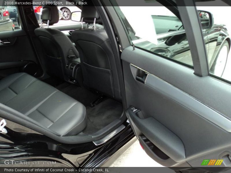 Black / Black 2008 Mercedes-Benz C 300 Sport