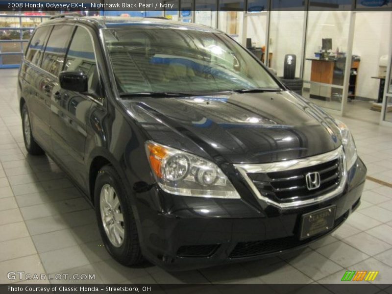 Nighthawk Black Pearl / Ivory 2008 Honda Odyssey EX-L