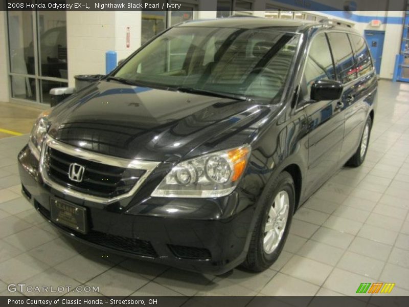 Nighthawk Black Pearl / Ivory 2008 Honda Odyssey EX-L