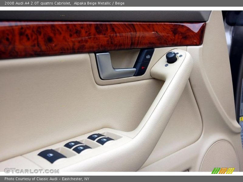 Controls of 2008 A4 2.0T quattro Cabriolet