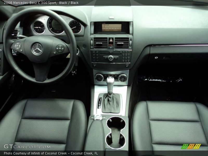 Black / Black 2008 Mercedes-Benz C 300 Sport
