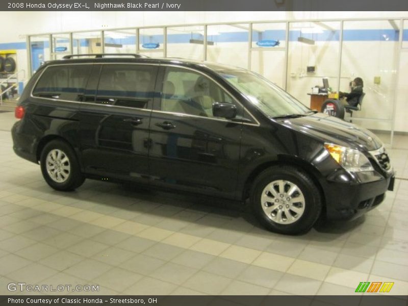 Nighthawk Black Pearl / Ivory 2008 Honda Odyssey EX-L