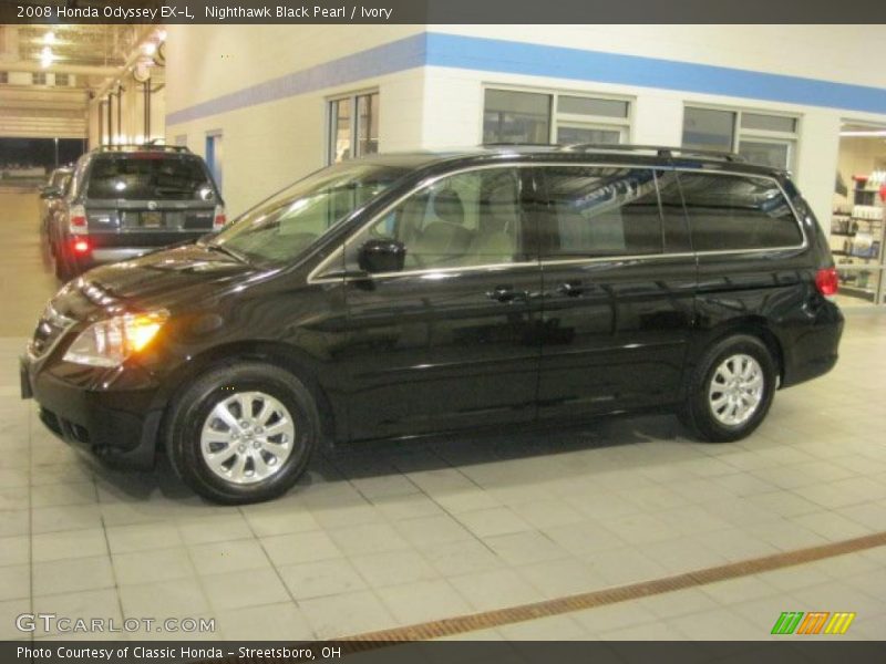 Nighthawk Black Pearl / Ivory 2008 Honda Odyssey EX-L