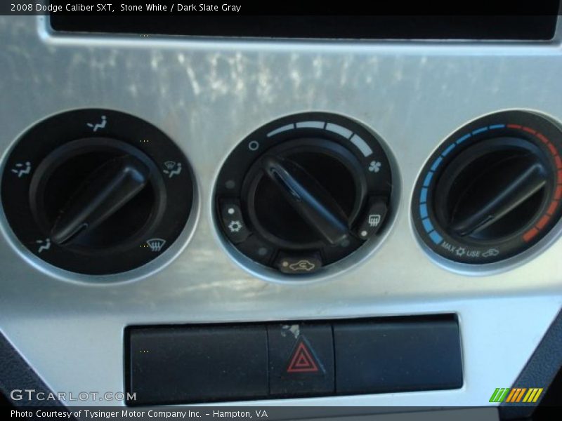 Stone White / Dark Slate Gray 2008 Dodge Caliber SXT