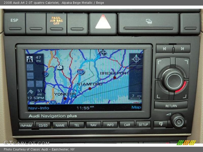 Navigation of 2008 A4 2.0T quattro Cabriolet