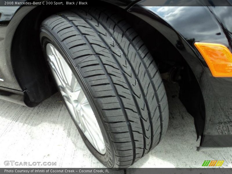 Black / Black 2008 Mercedes-Benz C 300 Sport