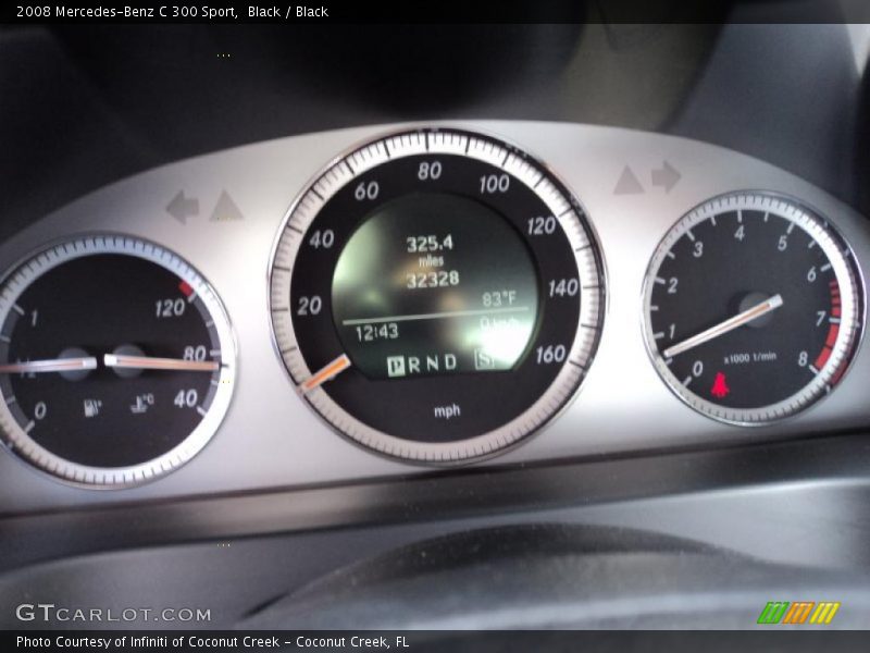 Black / Black 2008 Mercedes-Benz C 300 Sport