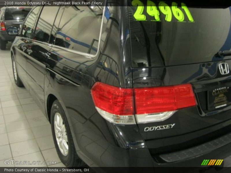 Nighthawk Black Pearl / Ivory 2008 Honda Odyssey EX-L