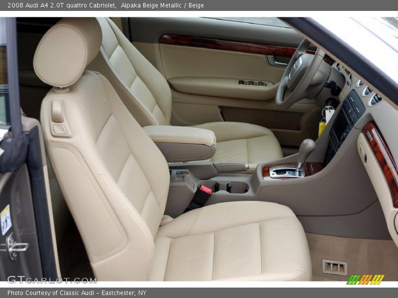  2008 A4 2.0T quattro Cabriolet Beige Interior