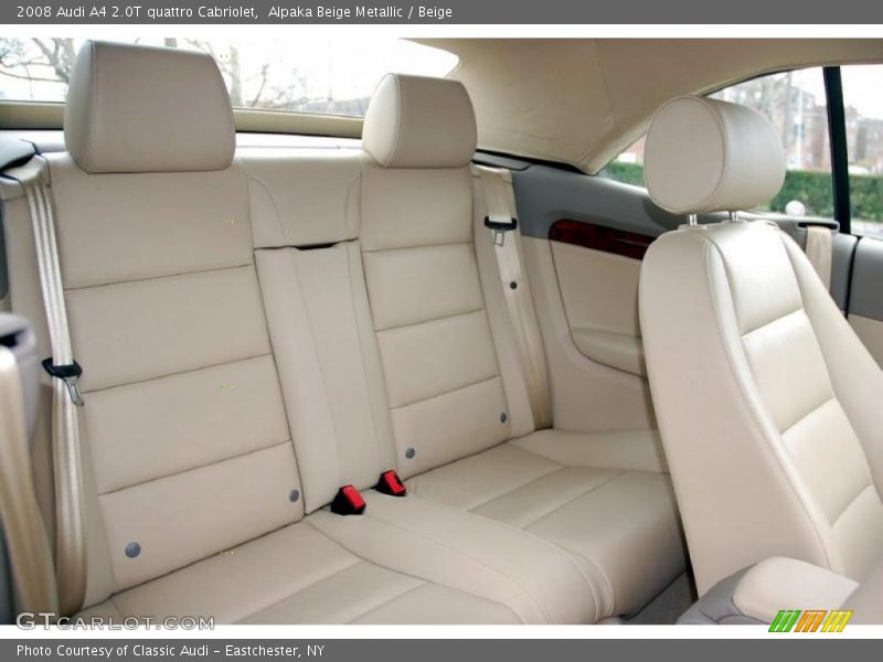  2008 A4 2.0T quattro Cabriolet Beige Interior