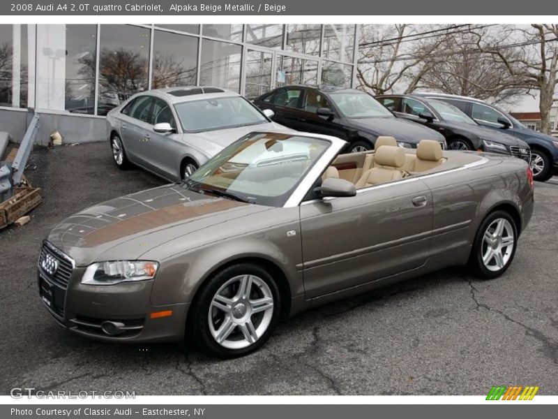  2008 A4 2.0T quattro Cabriolet Alpaka Beige Metallic