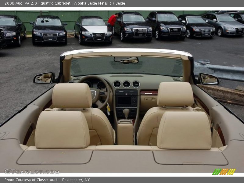  2008 A4 2.0T quattro Cabriolet Beige Interior
