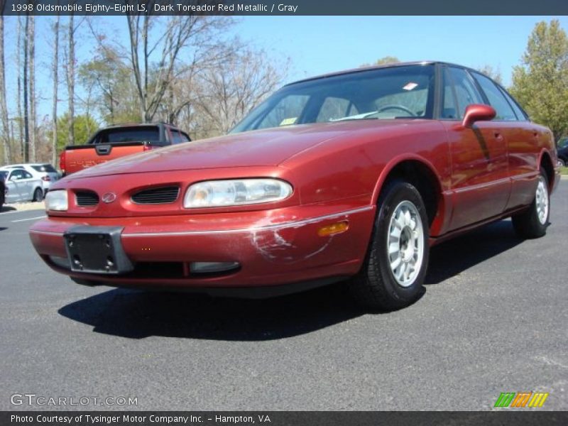 Dark Toreador Red Metallic / Gray 1998 Oldsmobile Eighty-Eight LS