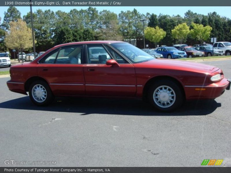 Dark Toreador Red Metallic / Gray 1998 Oldsmobile Eighty-Eight LS