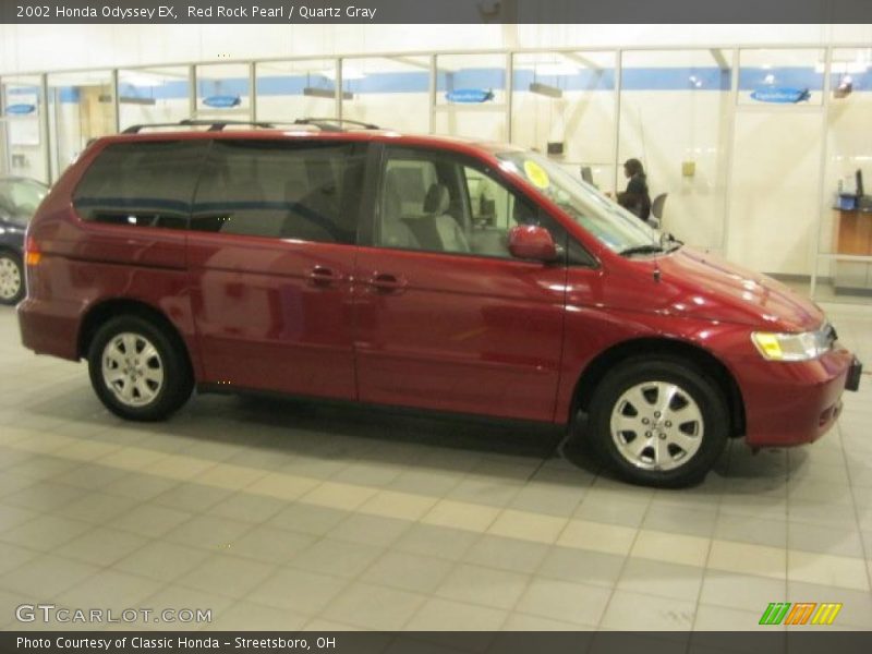 Red Rock Pearl / Quartz Gray 2002 Honda Odyssey EX