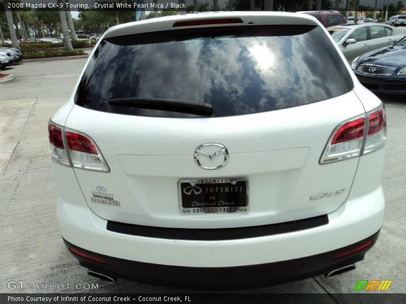 Crystal White Pearl Mica / Black 2008 Mazda CX-9 Touring