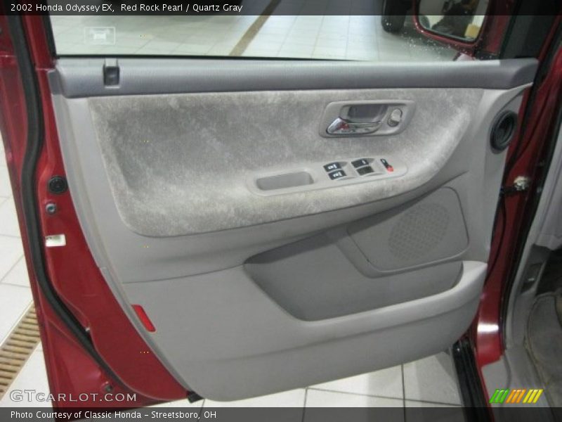 Red Rock Pearl / Quartz Gray 2002 Honda Odyssey EX