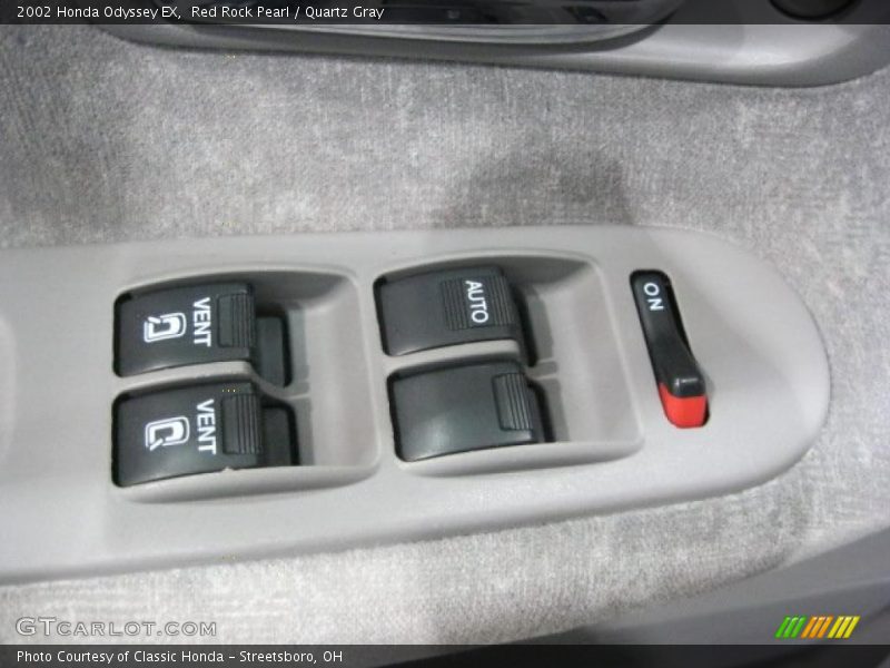 Red Rock Pearl / Quartz Gray 2002 Honda Odyssey EX
