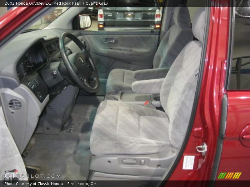 Red Rock Pearl / Quartz Gray 2002 Honda Odyssey EX