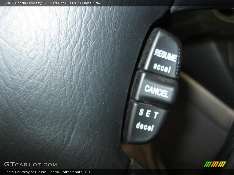 Red Rock Pearl / Quartz Gray 2002 Honda Odyssey EX