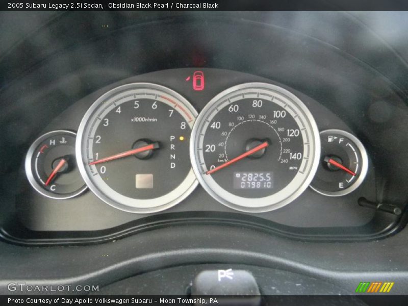  2005 Legacy 2.5i Sedan 2.5i Sedan Gauges