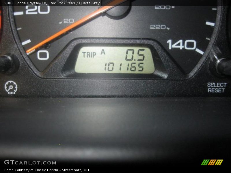 Red Rock Pearl / Quartz Gray 2002 Honda Odyssey EX