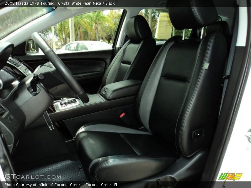 Crystal White Pearl Mica / Black 2008 Mazda CX-9 Touring