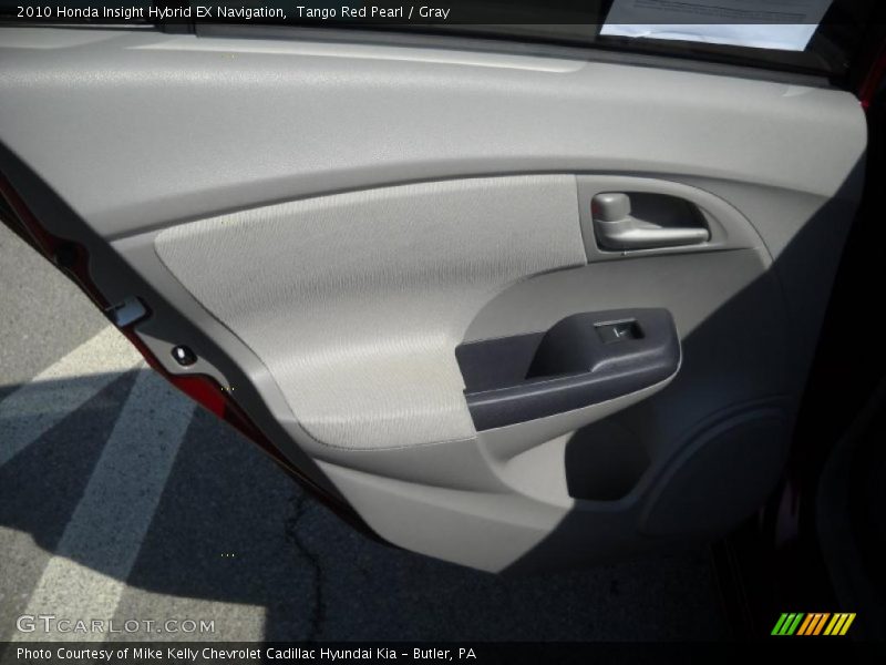 Tango Red Pearl / Gray 2010 Honda Insight Hybrid EX Navigation