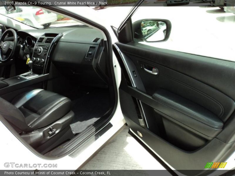 Crystal White Pearl Mica / Black 2008 Mazda CX-9 Touring
