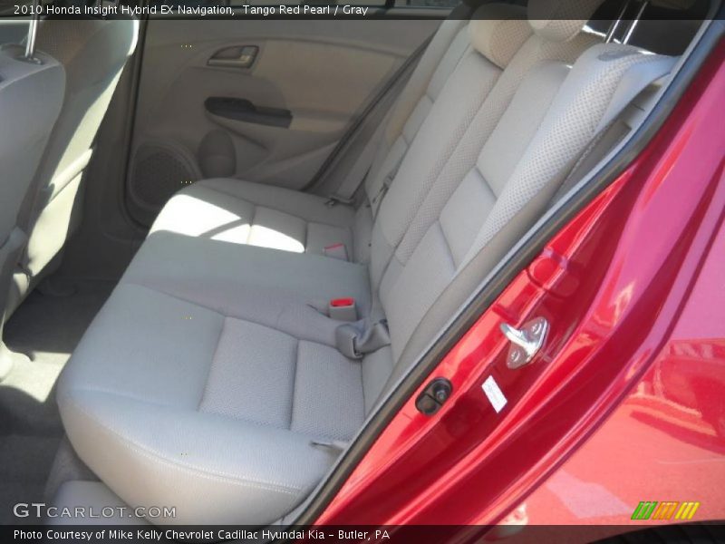 Tango Red Pearl / Gray 2010 Honda Insight Hybrid EX Navigation